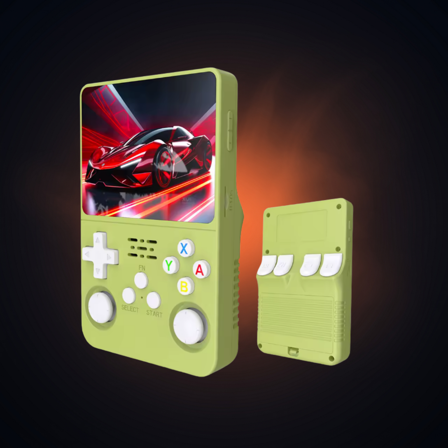 Crashbox Mini — Retro Handheld Console with 15,000+ Games, 3.5" HD Screen