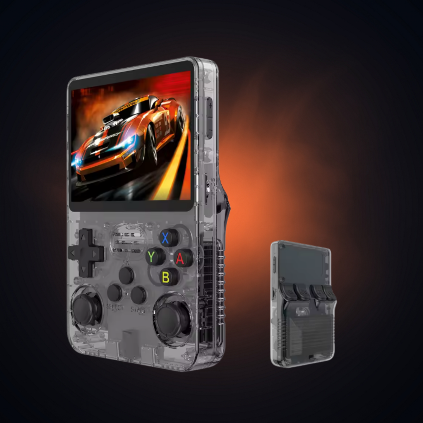 Crashbox Mini — Retro Handheld Console with 15,000+ Games, 3.5" HD Screen